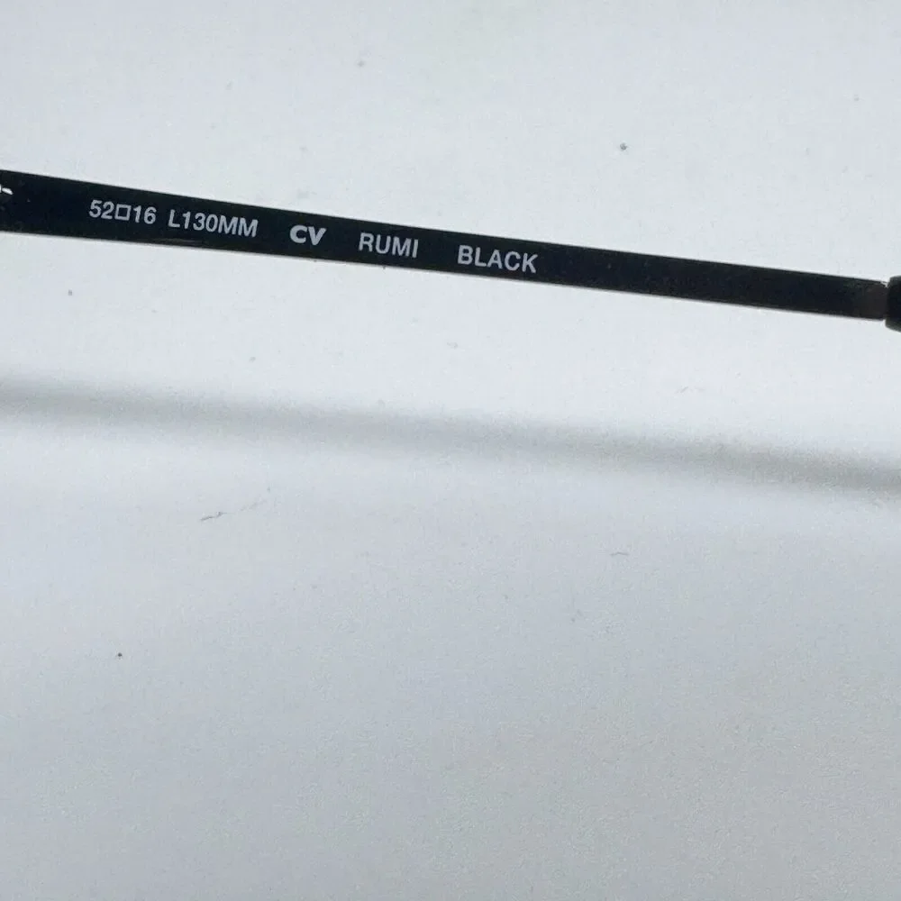 BCBG MAXAZRIA Rumi Black‎ Square Designer Eyeglasses Frames 52-16 130 H16804